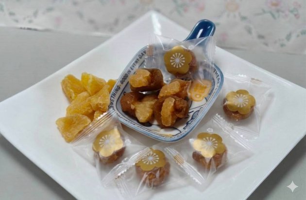 日式梅肉夾鳳梨